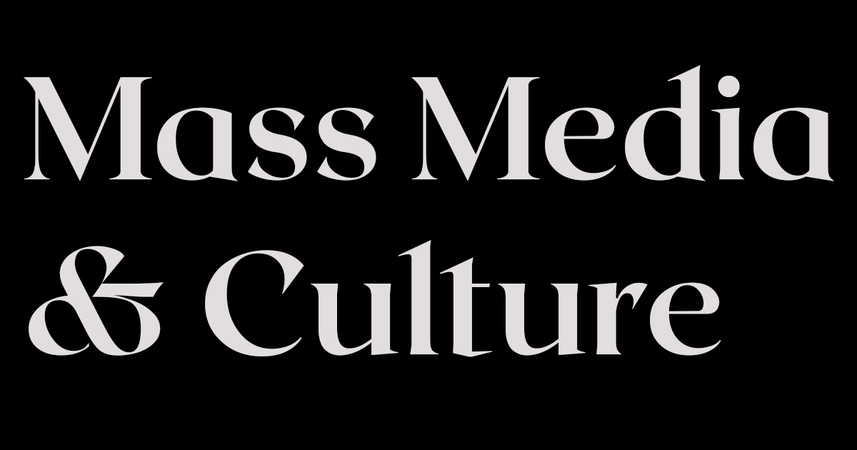 impact of mass media on culture wikipedia